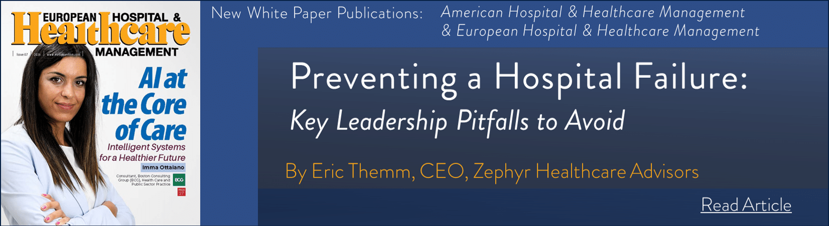 European HMM - Preventing a Hospital Failure AE